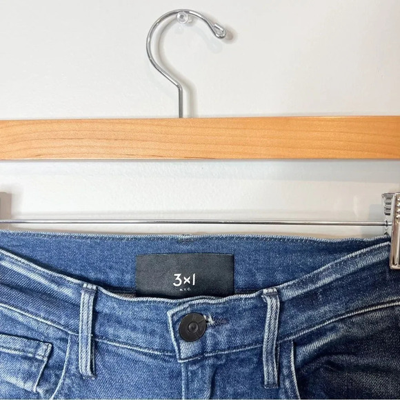 3X1 Higher Ground Crop Jeans in Spanish Fringe - Picture 6 of 8